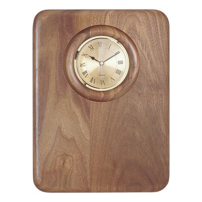 Clock Plaque, Solid Walnut