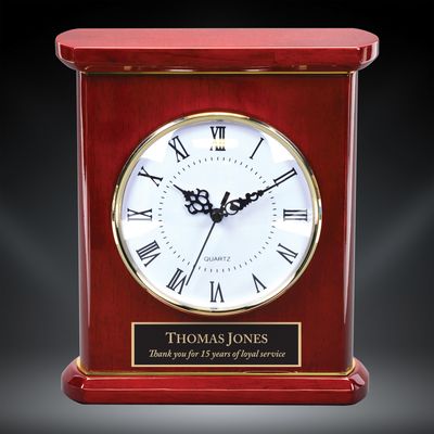 Patriot Rosewood Clock
