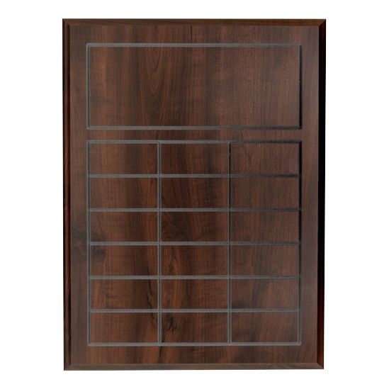 Perpetual Plaque, 18 Plate, Cracked Cherry