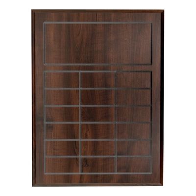 Perpetual Plaque, 18 Plate, Cracked Cherry