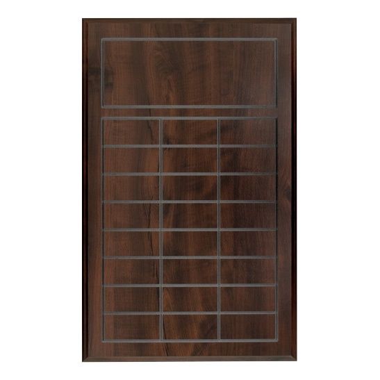 Perpetual Plaque, 24 Plate, Cracked Cherry