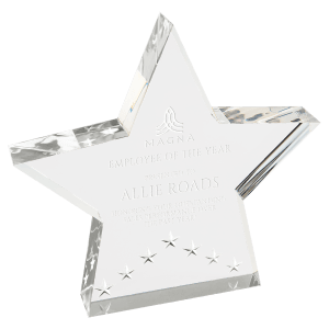 6" Silver Star Performance Acrylic