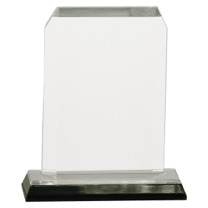 Silver Clipped Corners Impress Acrylic