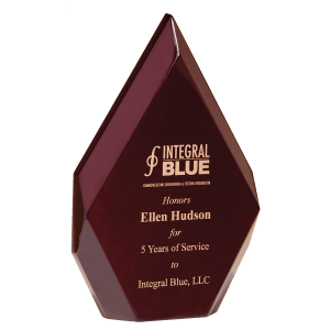 High Gloss Rosewood Diamond Engraved and Color-Filled