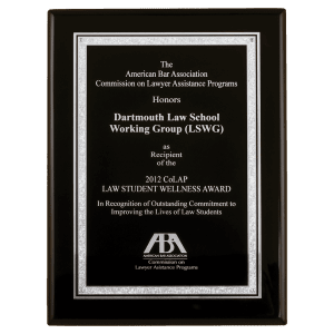 Textured Black/Silver Florentine Border Plate/on a Black Piano Finish Plaque