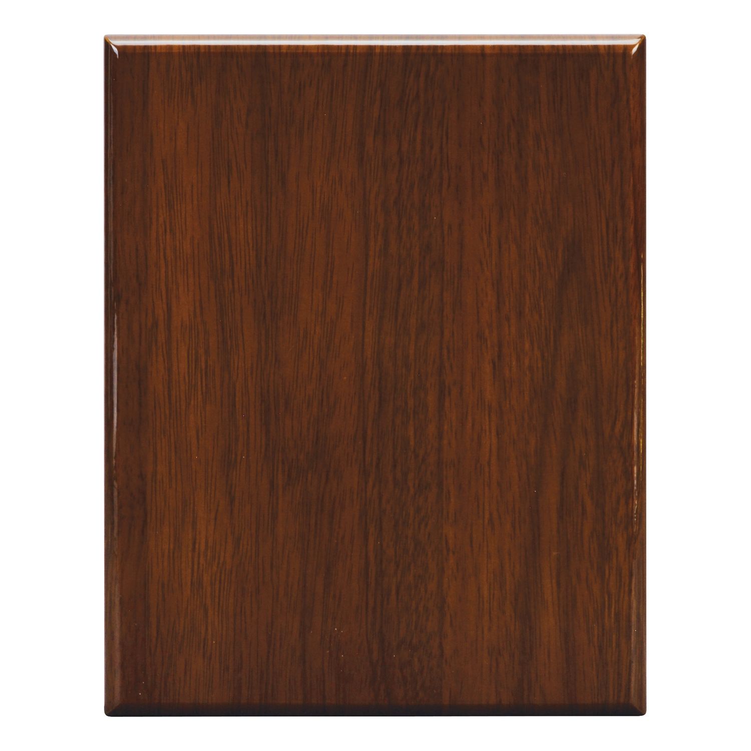 Economy Piano Finish Plaque, Walnut