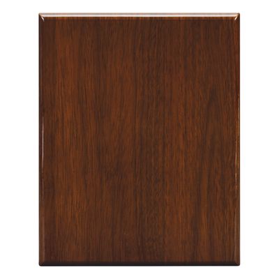 Economy Piano Finish Plaque, Walnut