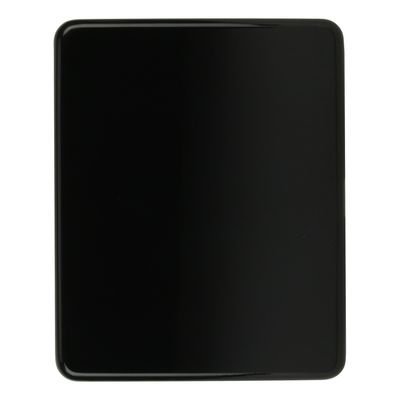 Rounded Corner Plaque, Piano Finish, Black