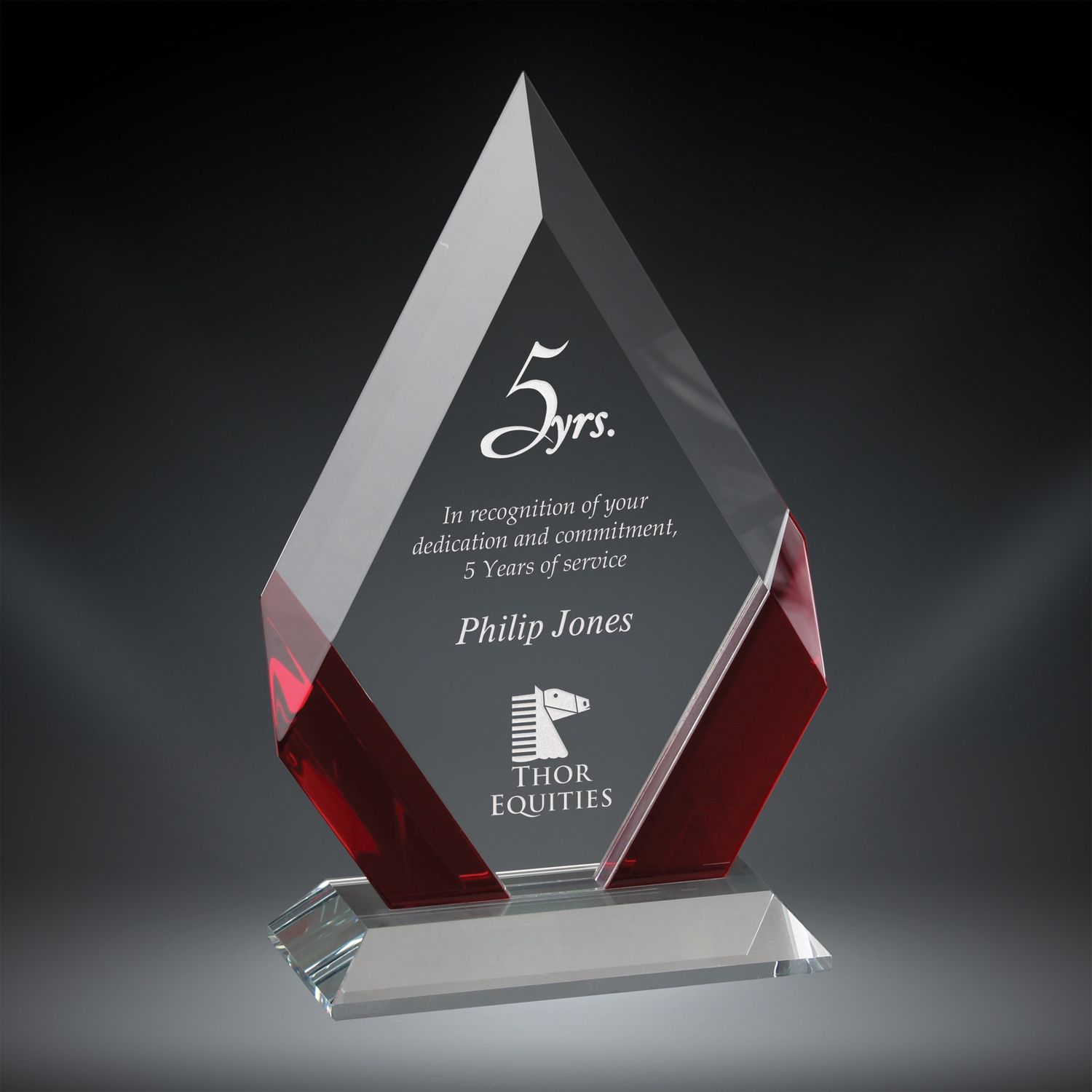 Cambridge Diamond Crystal, Red