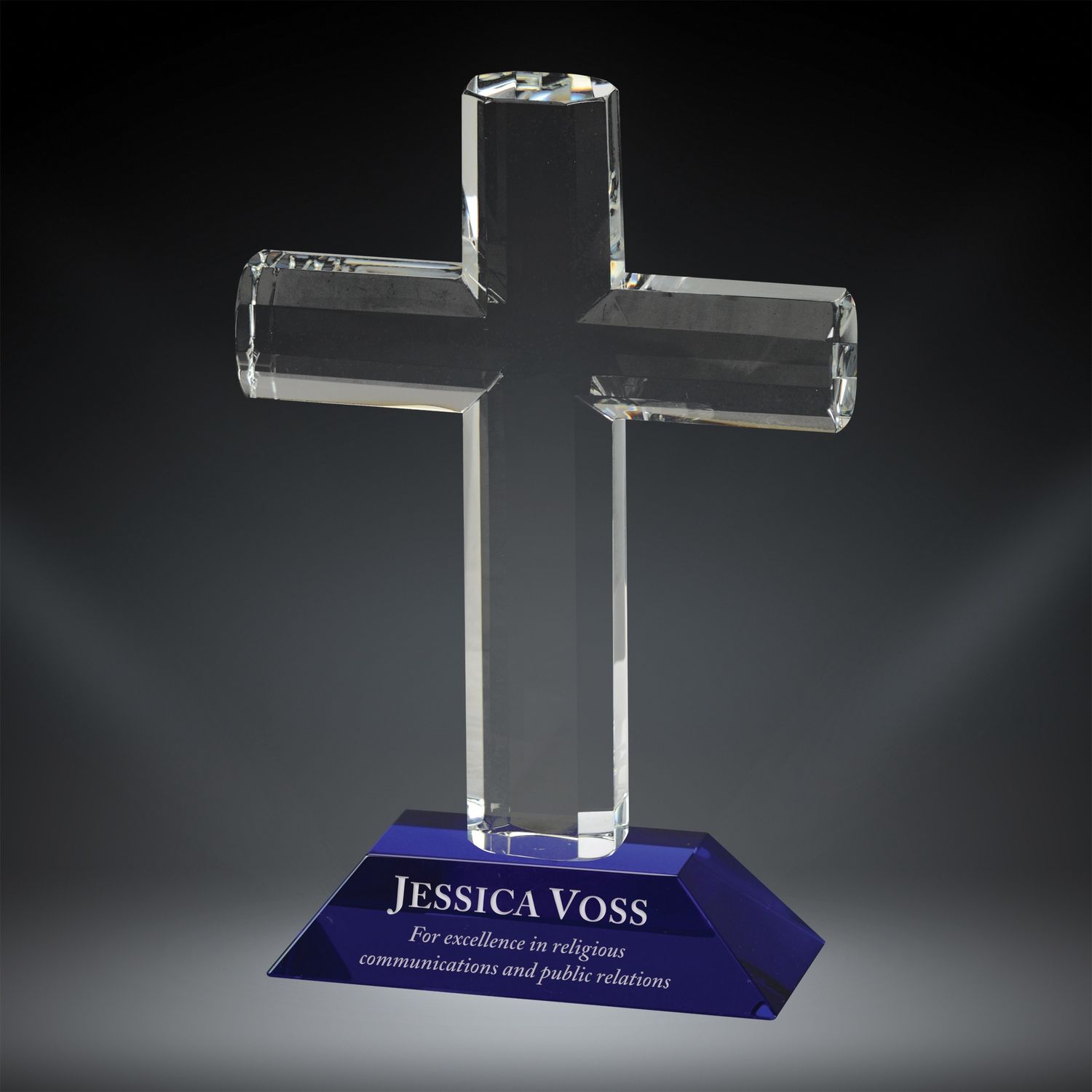 Crystal Cross, Blue