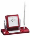 TILTING ROSEWOOD CLOCK