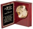 CLOCK W/BLACK PLATE LG