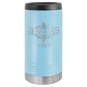 Light Blue Polar Camel Insulated Slim Beverage Holder
