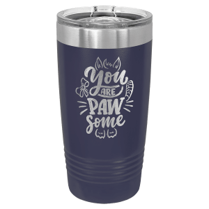 Navy Blue 20 oz. Polar Camel Ringneck Tumbler with Slider Lid