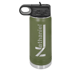 Olive Green 20 oz.Polar Camel Powder Coated Water Bottle