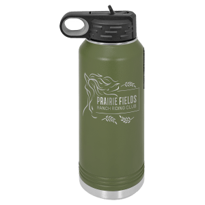 Olive Green 32 oz. Polar Camel Powder Coated Water Bottle