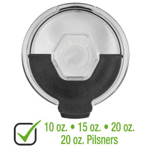 Optional Snap Lid for 10, 15, 16, 20 oz. Tumblers or 20 oz. Pilsners