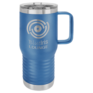 Royal Blue Polar Camel 20 oz. Travel Mug with Clear Slider Lid