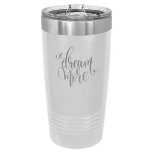 White 20 oz. Polar Camel Ringneck Tumbler with Slider Lid