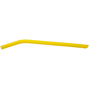 Yellow Silicone Straw