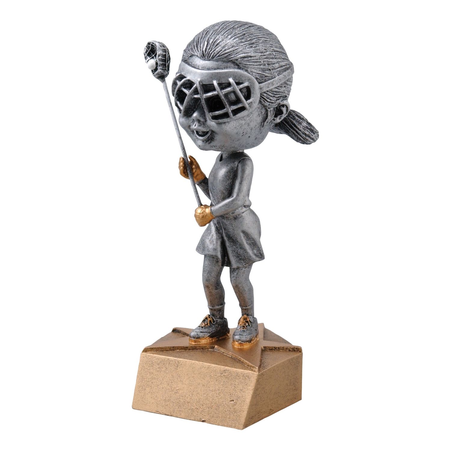 Bobblehead Resin, Lacrosse Female