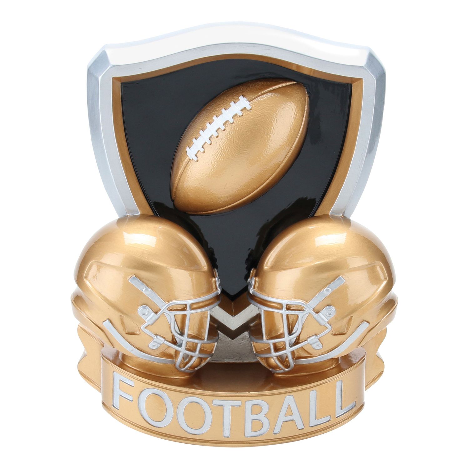 Football Shield Resin Figure