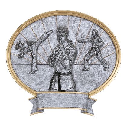 Oval Legend Resin, Karate Female