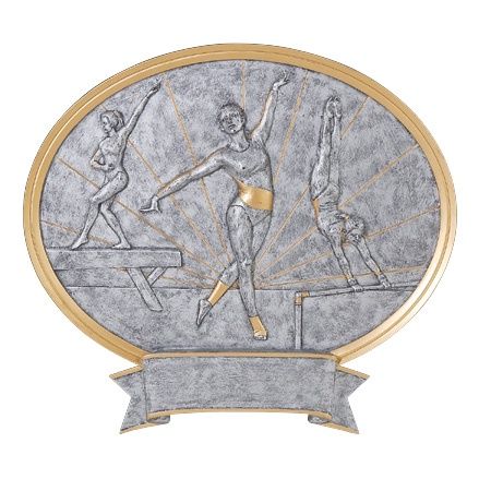 Oval Legend Resin, Gymnastics Female