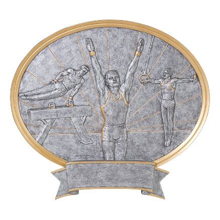 Oval Legend Resin, Gymnastics Male
