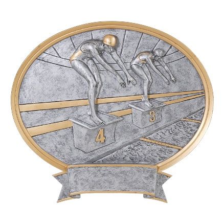 Oval Legend Resin, Swimming Female