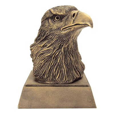 Gold Eagle Head Resin