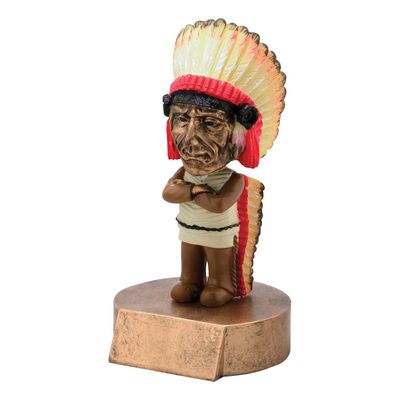 Mascot Bobblehead Resin, Indian