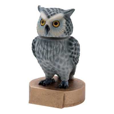 Mascot Bobblehead Resin, Owl