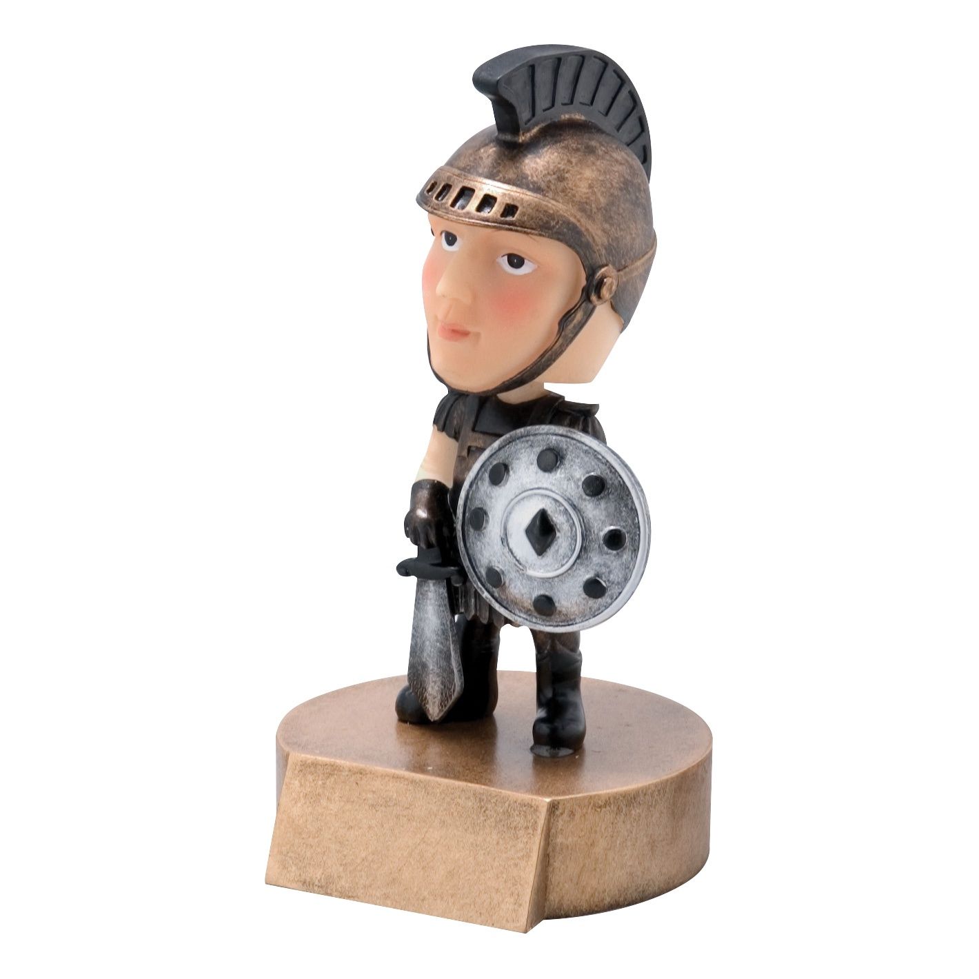 Mascot Bobblehead Resin, Spartan / Trojan