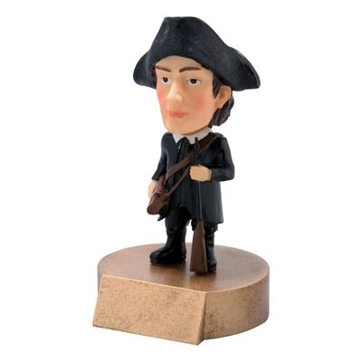 Mascot Bobblehead Resin, Patriot