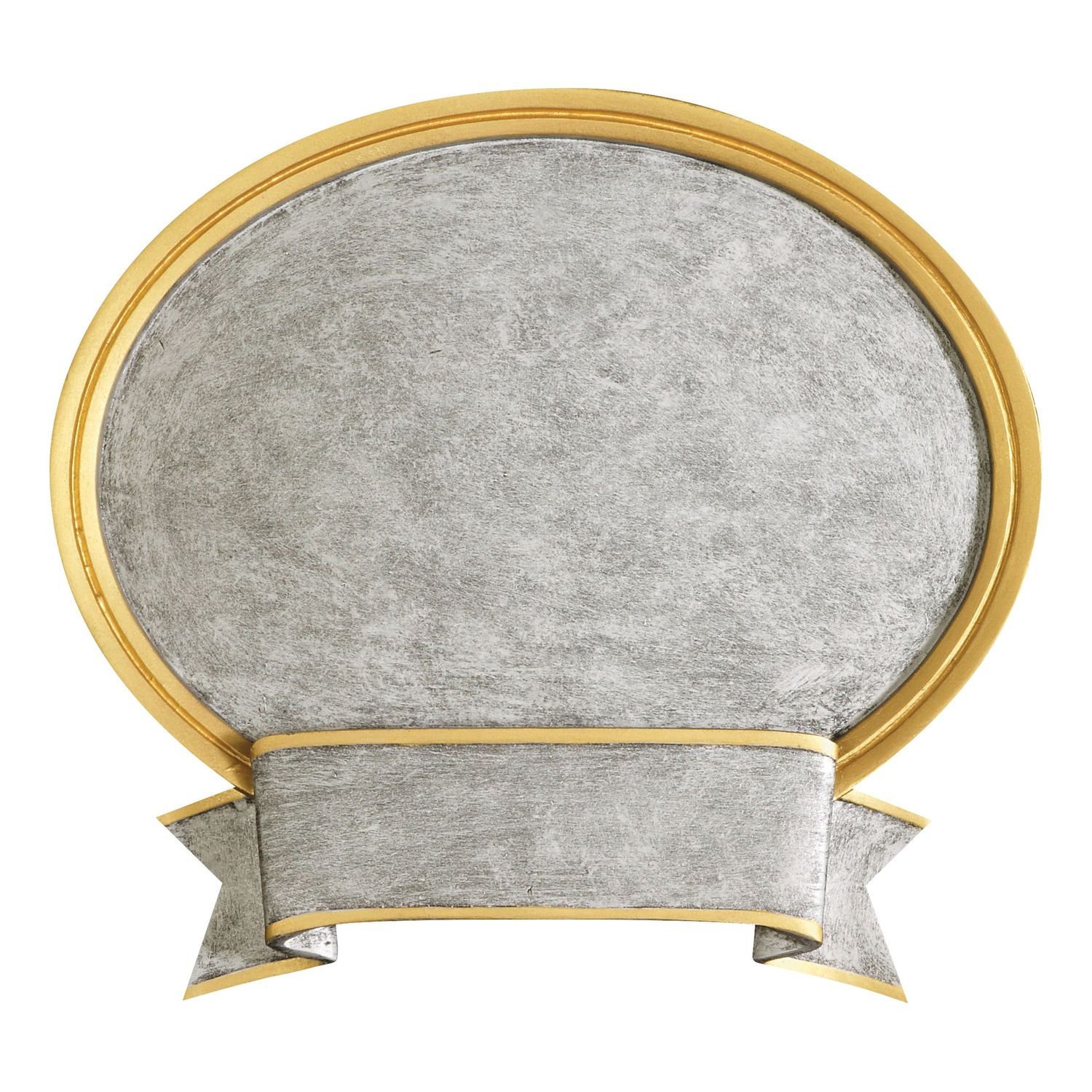 Oval Legend Resin, Blank, 6 1/2" x 6"