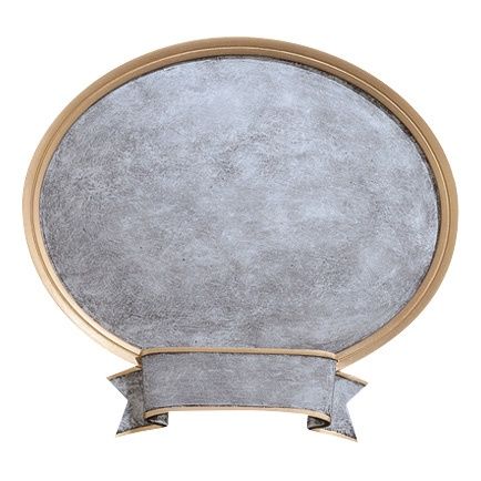 Oval Legend Resin, Blank, 8 1/2" x 8"