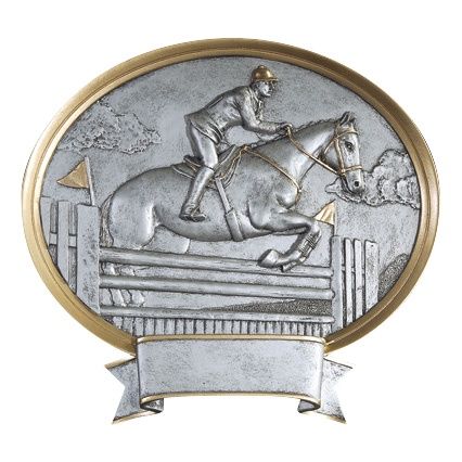 Oval Legend Resin, Equestrian