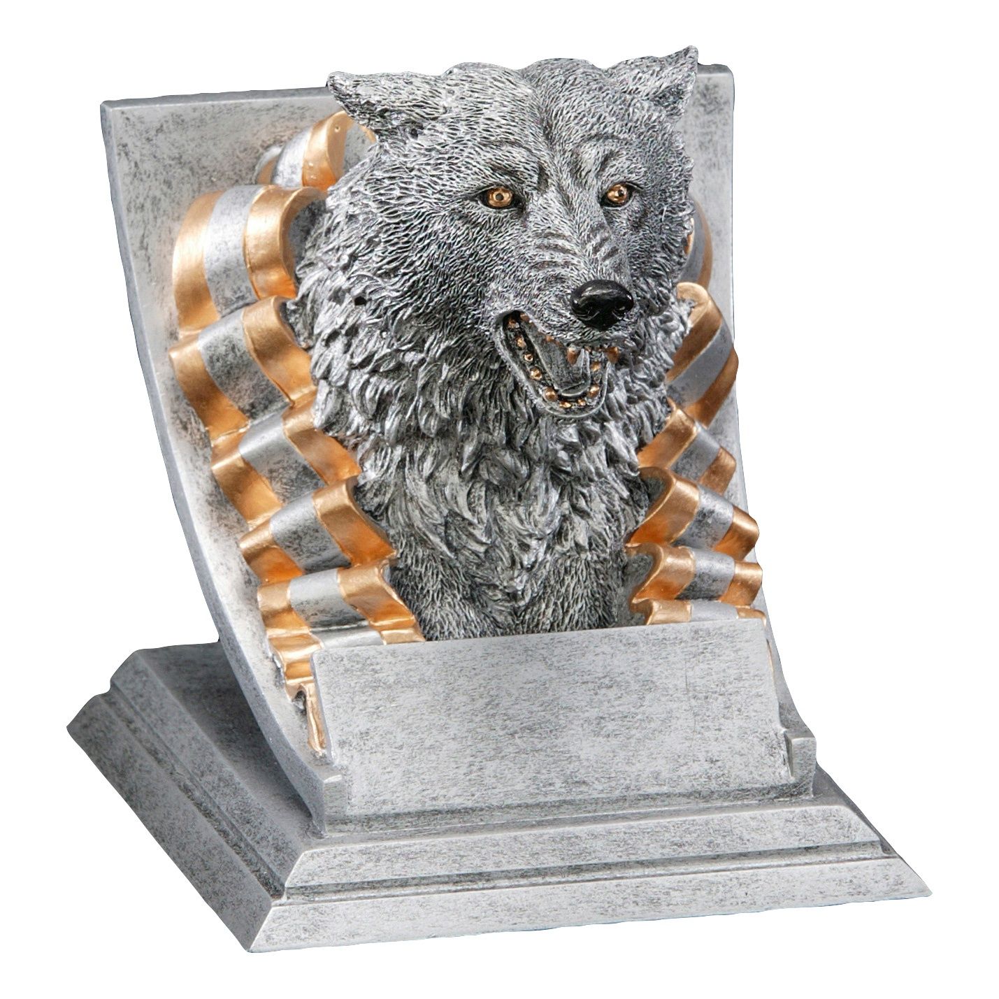 Spirit Mascot Resin, Wolf