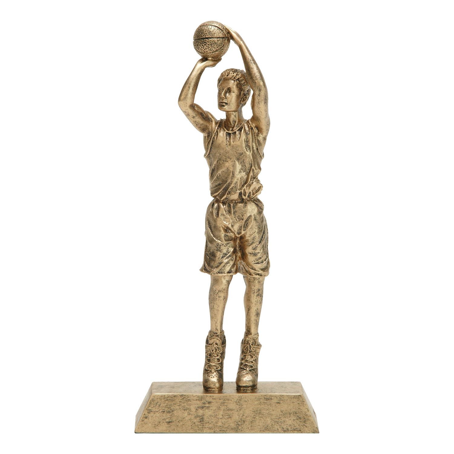 Sport Resin, Gold, Basketball Male