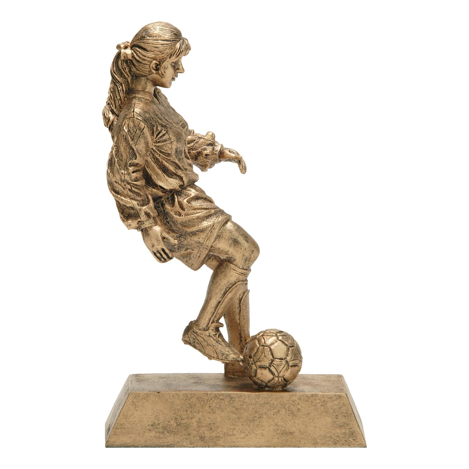 Sport Resin, Gold, Soccer Female