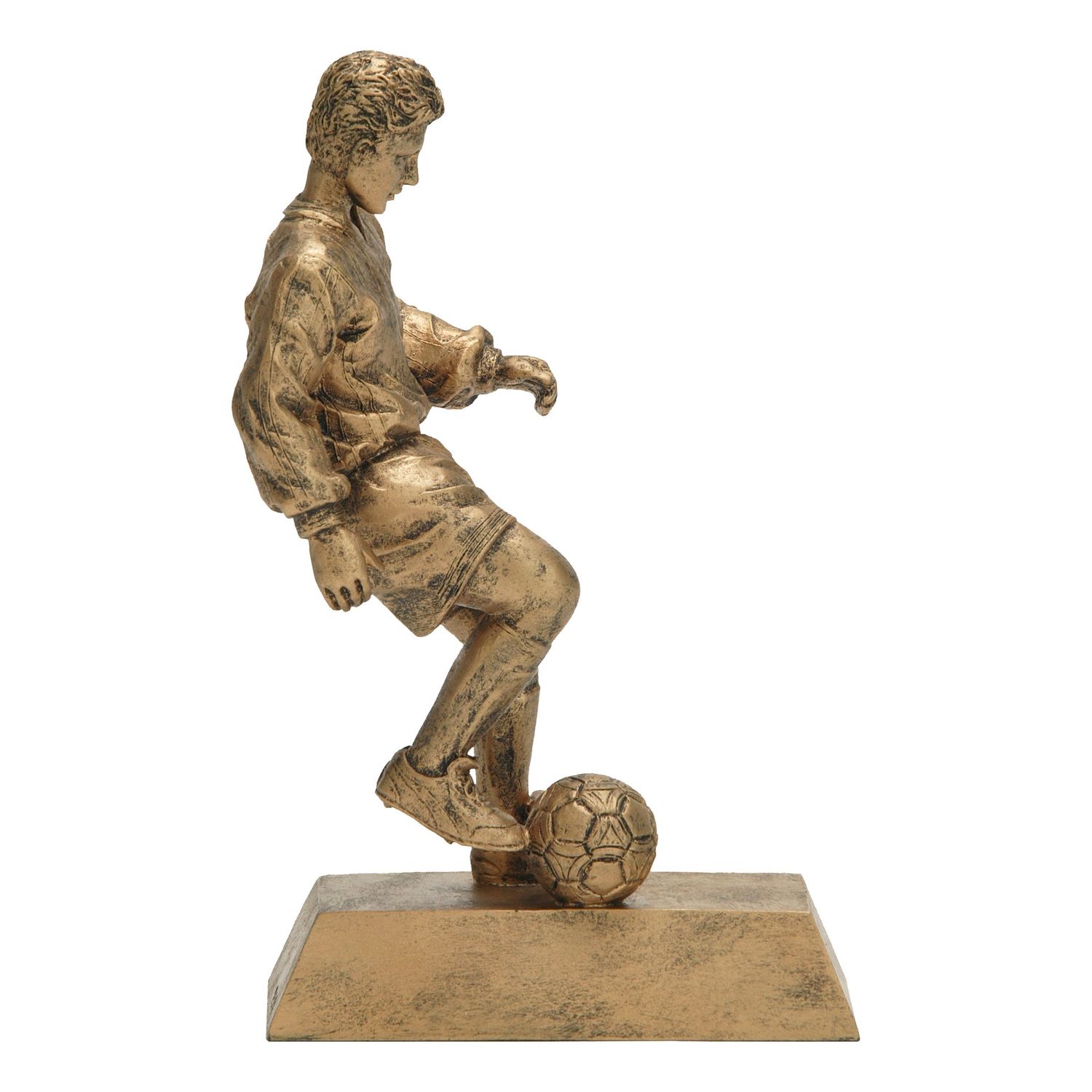 Sport Resin, Gold, Soccer Male