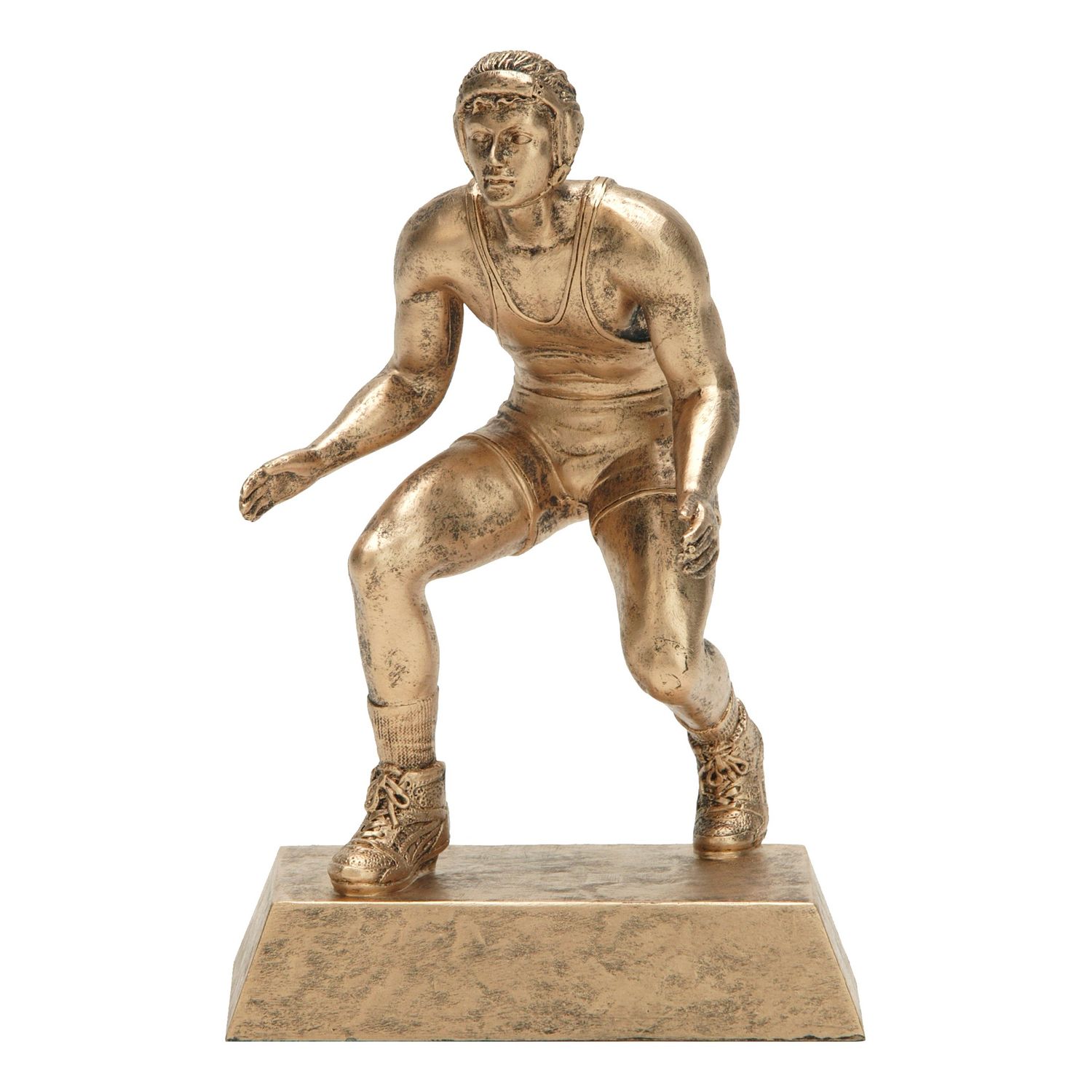 Sport Resin, Gold, Wrestling