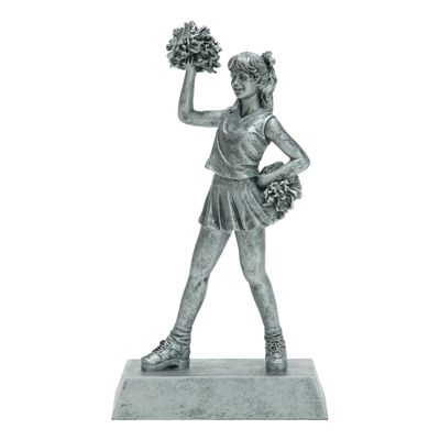 Sport Resin, Silver, Cheerleader