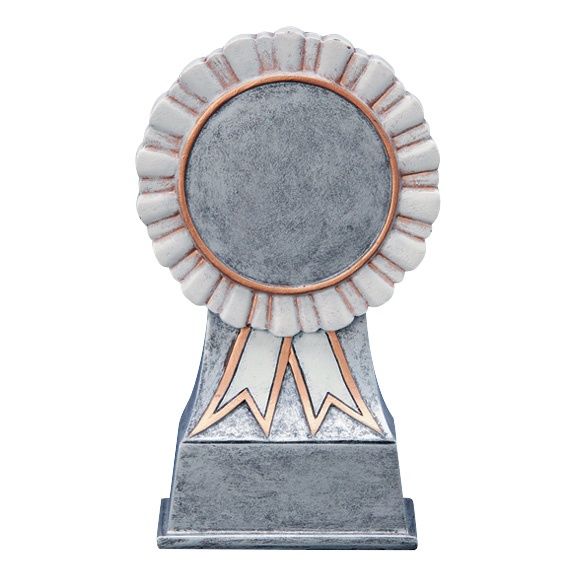 White Ribbon Resin, 2" Holder