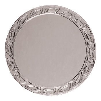 Medallion 2" Holder Plaque Mount, Silver