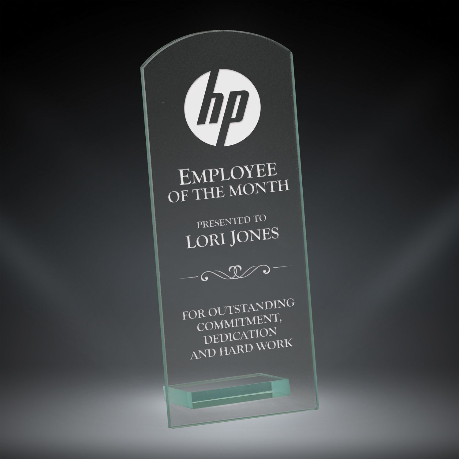 Curved Rectangle Glass