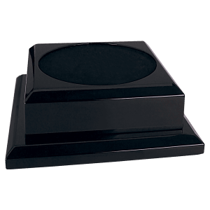 Black Piano Finish Pedistal Base