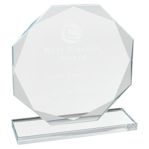 Medium Clear Glass Award