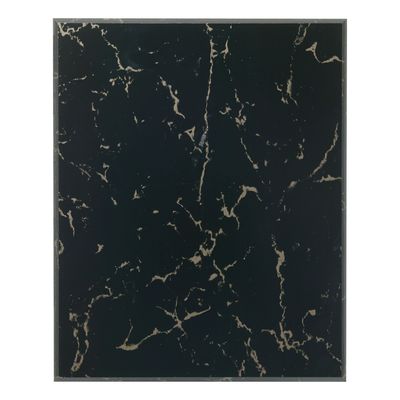 Bevel Edge Plaque, Black Marble Finish